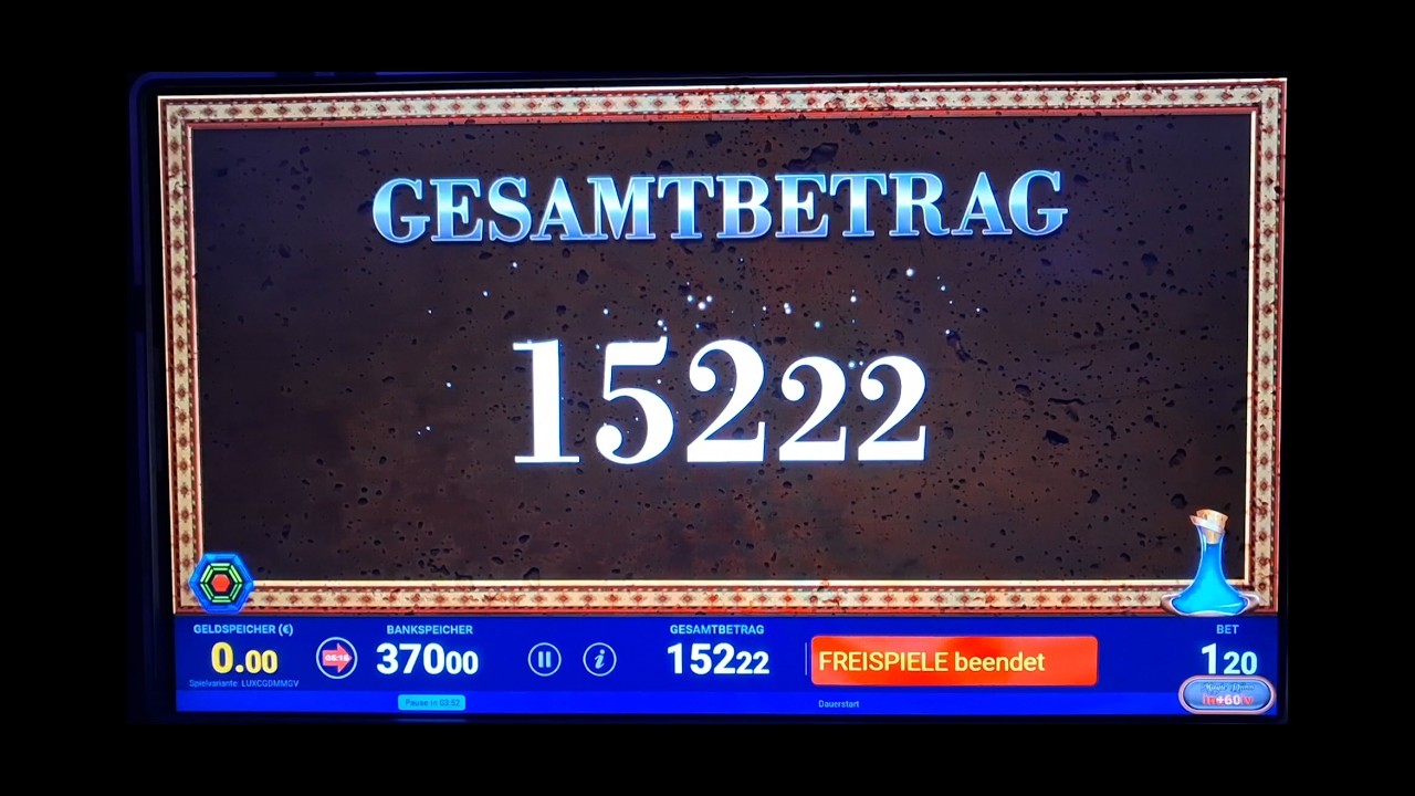 NUR FETTE BEUTE AN DEN GELDSPIELAUTOMATEN. HAMMER GEWINNE IN DEN FREISPIELEN AN DEN DADDEL KISTEN.