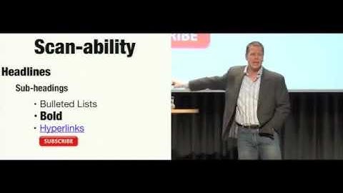 Matt Bailey on Website Scanability