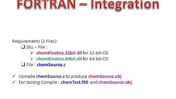 Integration Fortran