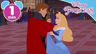 الأميرة النائمة | رقصة الأميرة أورورا والأمير فيليب في القصر | أميرات ديزني