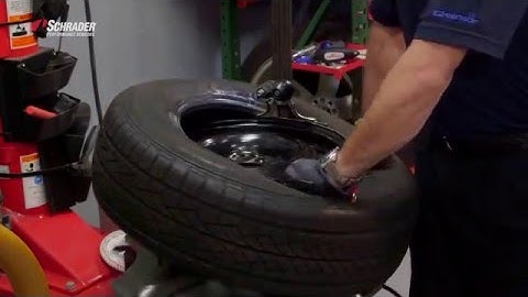 Schrader EZ-sensor - Clamp-in Sensor Installation