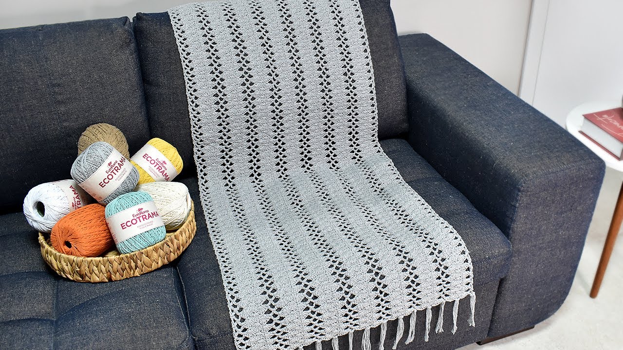 Manta de Crochê Ecotrama