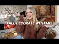 NEW FALL DECORATE WITH ME! 🍂 Cozy Vibes Home Decor &amp; Tour 2023