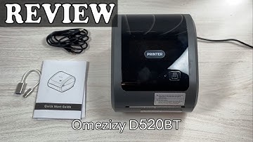 Omezizy D520BT Bluetooth thermische labelprinter - Hoe te gebruiken en review