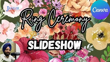 Wedding Photo Slideshow in Canva Easy Guide for Beginners #jaseir   #weddingslideshow #trending