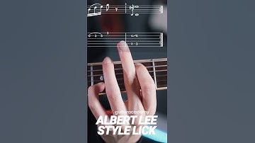 Thumbnail of Try this Albert Lee Lick #guitarlesson
