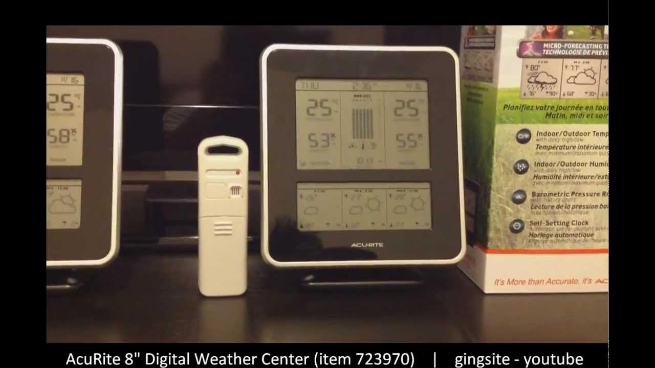 AcuRite Wireless Weather Station with Intelli-Time Clock (00754) 