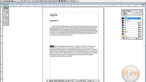 Adobe Pagemaker-Paragraph styles#10