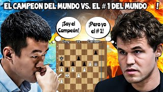 EL CAMPEÓN DEL MUNDO VS. EL NÚMERO 1 DEL MUNDO💥! | Ding vs. Carlsen | (Norway Chess ronda 1)