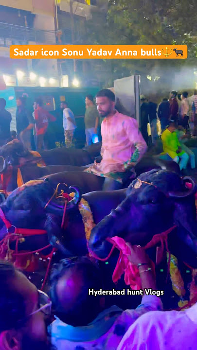 🔥Sonu Yadav Anna Sadar | Narayanguda Sadar massive Bulls #sadarfestival #sadar #ladduyadav #viral