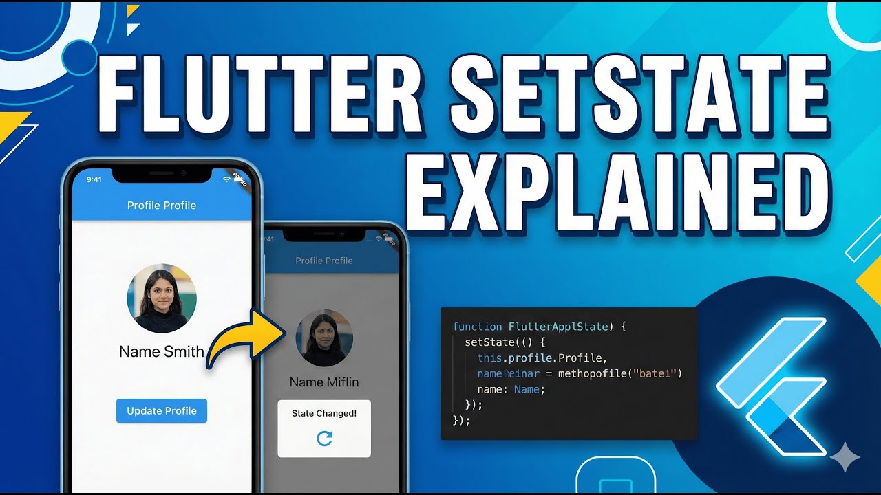 Flutter ka sabse important concept: setState Explained with Example ...