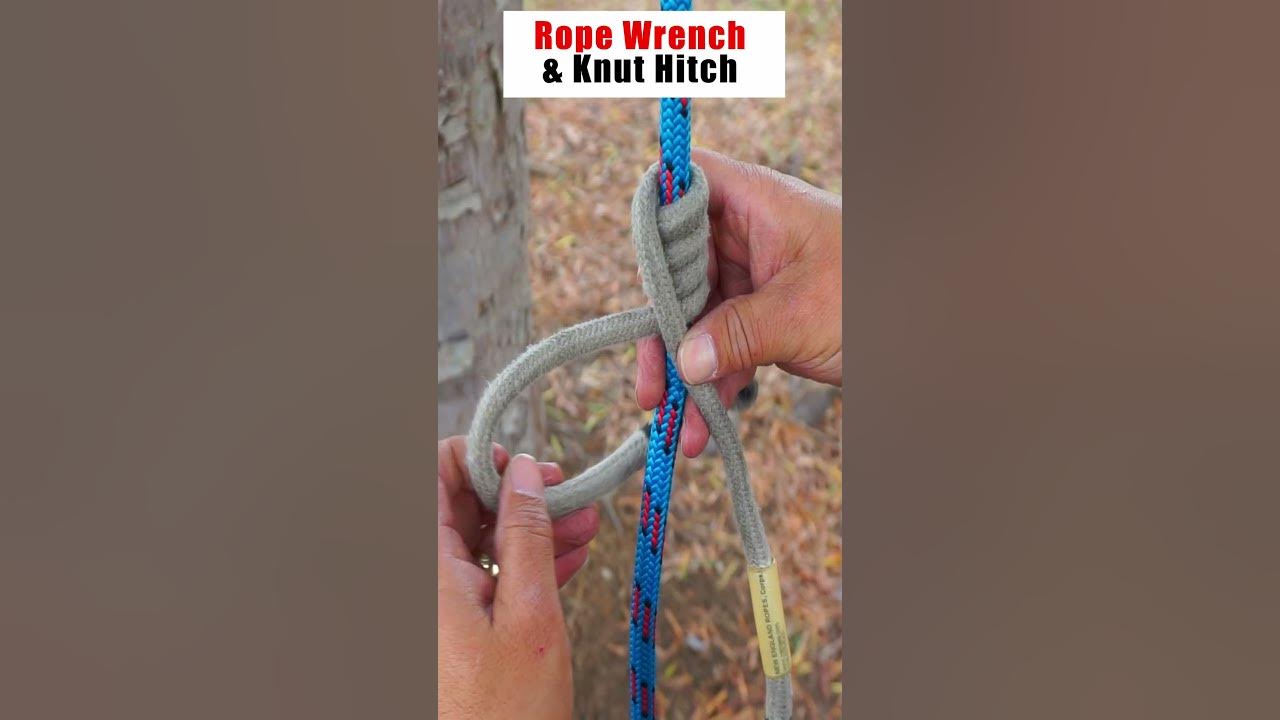 How to Setup the Rope Wrench With The Knut Friction Hitch YouTube