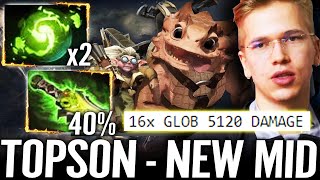 🔥 TOPSON NEW MID — Snapfire 16x Glob Ult 5120 Damage Refresher + EB WTF Crazy Dota 2 Pro screenshot 1