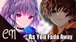 [Nightcore] - As You Fade Away (lyrics) | Neffex