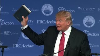 Famous Donald Trump: I brought my bible Wealth