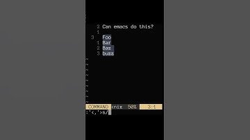 Can emacs do this? #editors #vim #programming  #emacs