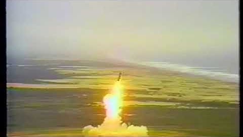Daytime Launch of a Peacekeeper ICBM from Vandenberg AFB, CA (undated)