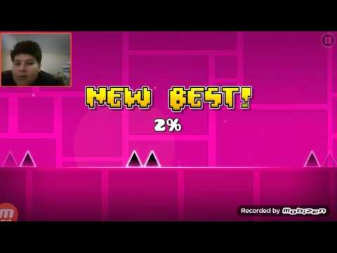 First time playing Geometry Dash!!!