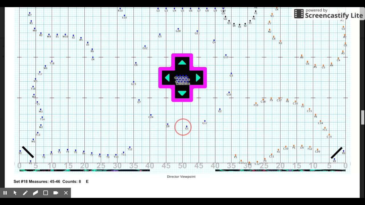 Blank Marching Band Drill Chart