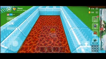Block craft 3d James Stuck in Pool Lava #blockcraft3d