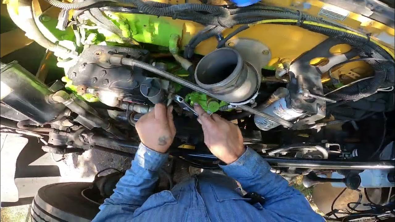 cat-3406e-oil-and-power-steering-leak-repair-part-1-bigbellyrebuilds