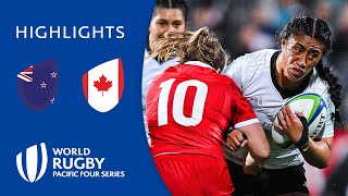 History makers! | New Zealand v Canada | Pacific Four Series Highlights