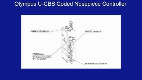 OLYMPUS Stream - Configuring and Using the U-CBS Coded Nosepiece Controller