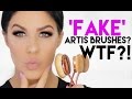 FAKE $20 ARTIS BRUSH SET! WTF?!! | 'TOOTHBRUSH STYLE' OVAL BRUSH REVIEW & DEMO!