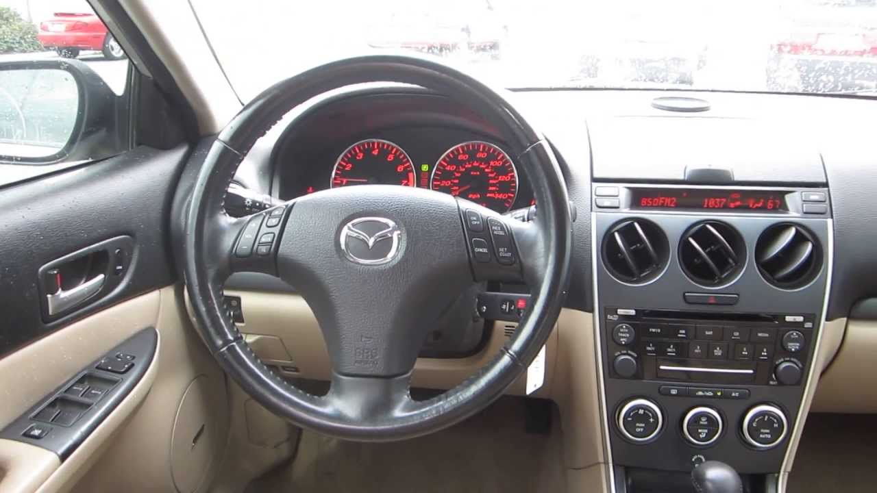 2008 Mazda 6 Silver Metallic Stock 12610p Interior