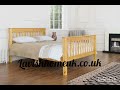 Pine bed frame  bed room  lavish home uk