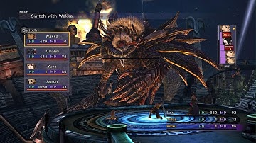 FFX No Sphere Grid Final Boss Fight