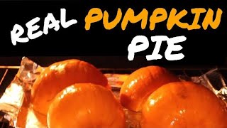 Make Pumpkin Pie from Scratch with FRESH PUMPKIN (EASY Recipe For 1st Timers!!)