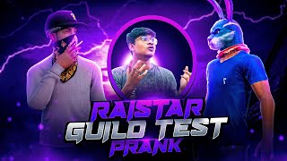 RAISTAR GUILD TEST PRANK 😮 ON LIVE 😱🔥 RAISTAR BACK WITH HACK 🤬 NG AYAAN PRANK ON ANGRY YOUTUBER 😂