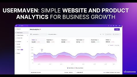 Usermaven: Simple website and product analytics for business growth