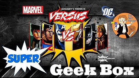 Super Geek Box "Versus" Unboxing & Review - January 2016