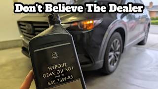 How To Drain &amp; Fill (Change) The Front Differential/Transfer Case (PTU) Oil On A 2016-2023 Mazda CX9