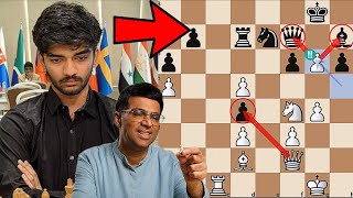 How Gukesh’s 35th Move (hxg6) Led to Victory Against Anand