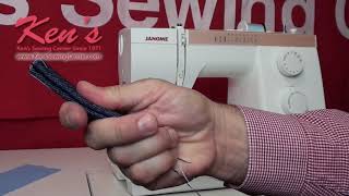 Janome Sewist 709 Sewing Machine Demonstration by Ken