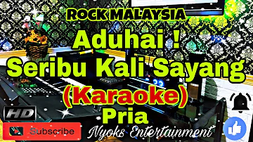 ADUHAI SERIBU KALI SAYANG - Iklim (Karaoke Malaysia) Nada Pria || A minor