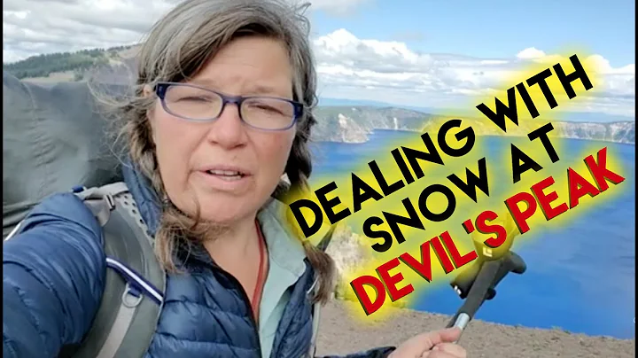 SCARY SNOW FIELD on the PCT - DEVIL'S PEAK