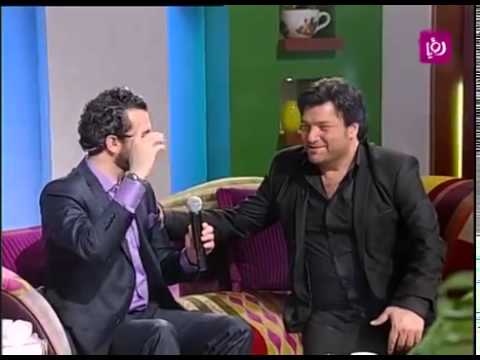 الفنان علاء زلزلي وفؤاد الكرشه يغنيان ميجنا وعتابا في برنامج حلوه يادنيا 2014 3