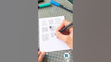 Mark Making With The Uni Pin Finer Liner ✨🖤✨ So Much Fun!