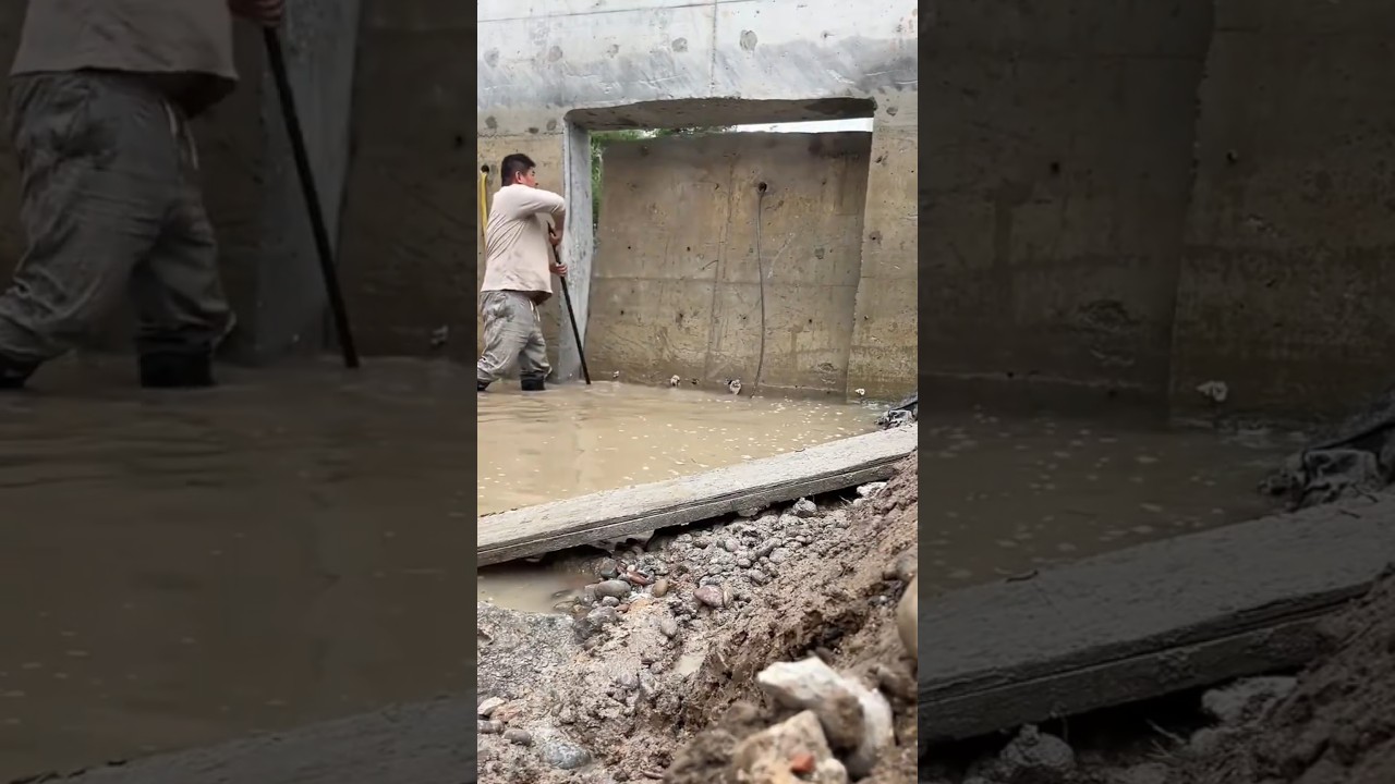 CONCRETE GIANT cut with incredible precision 😱⚙️💦 #shorts #crafts #skills #handmade #satisfying