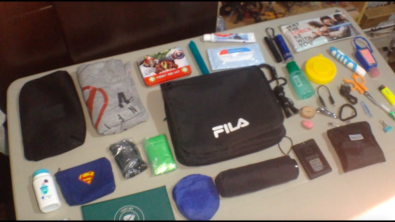 Whats in my manbag? EDC Pinoy Everyday Carry Vlog 005