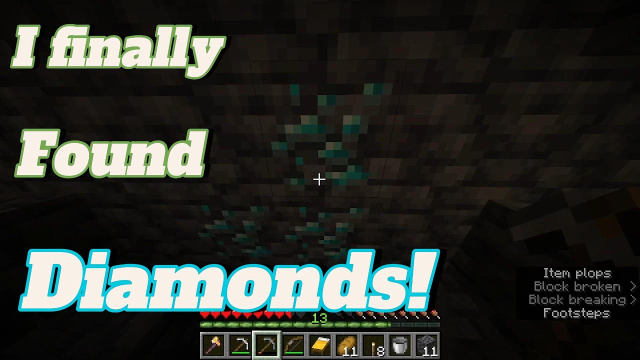 I finally found Diamonds | Minecraft - YouTube