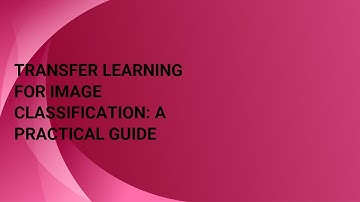 Transfer Learning for Image Classification A Practical Guide