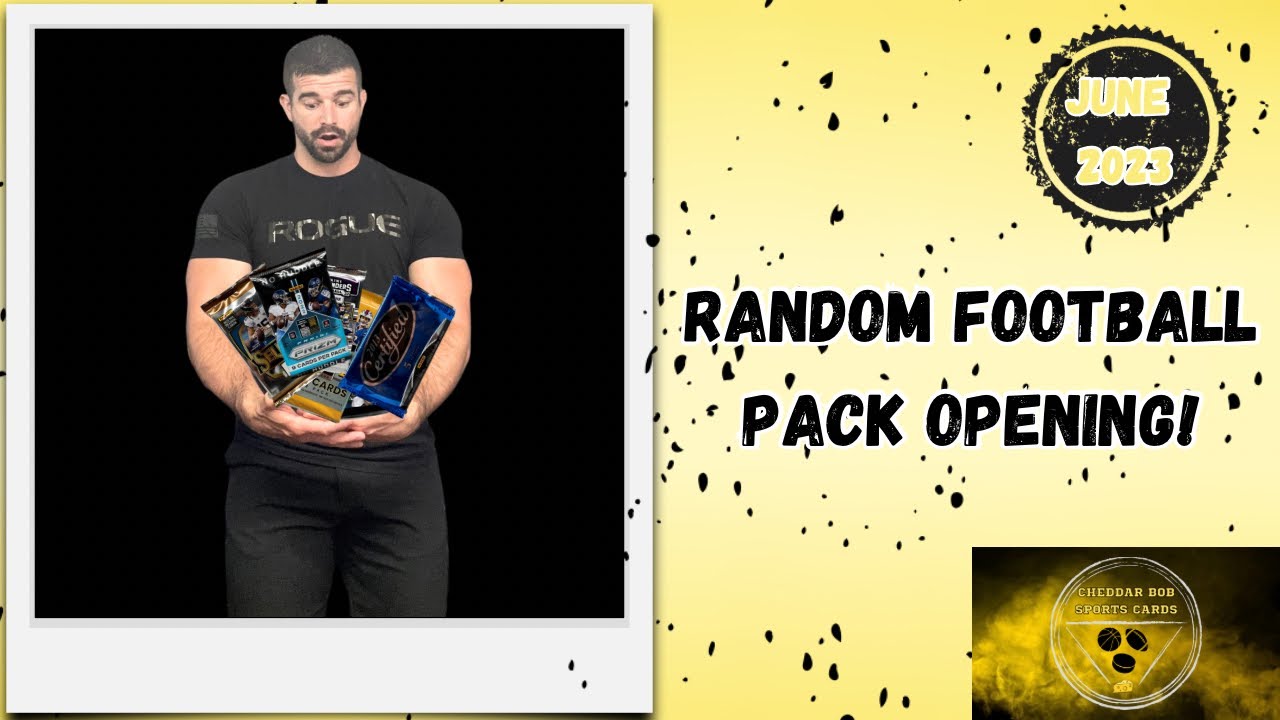 40+ Hobby Packs! 🏈 Random Football Pack Opening! 🏈 - June 2023!