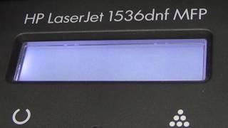 HP LJ 1536 не работает дисплей, при копировании печатает 2 листа конфигурации и блеклую копию