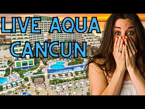 Vídeo: Live Aqua Beach Resort Cancun: tudo incluído de luxo