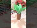 Diy cute plant with paper | paper craft ideas #youtubeshorts #viralshort #plant #papercraft #diy